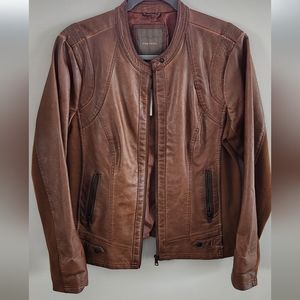 Maurices Brown Leather Jacket NWT